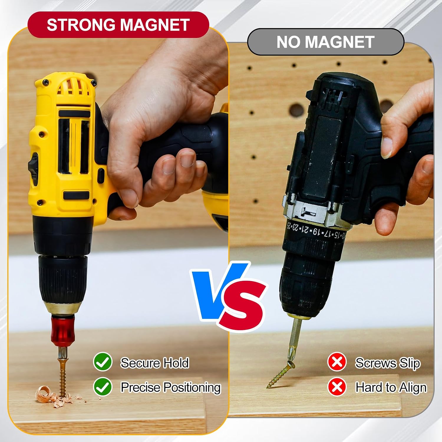 Ripeng 15 Pcs Screwdriver Head Magnetic Ring 1/4 Inch Magnetic Screw Holder Screwdriver Driver Bits Removable Household Tool for Hex Screwdrivers & Power Bits Tools Mechanics Carpenters (Multicolor)