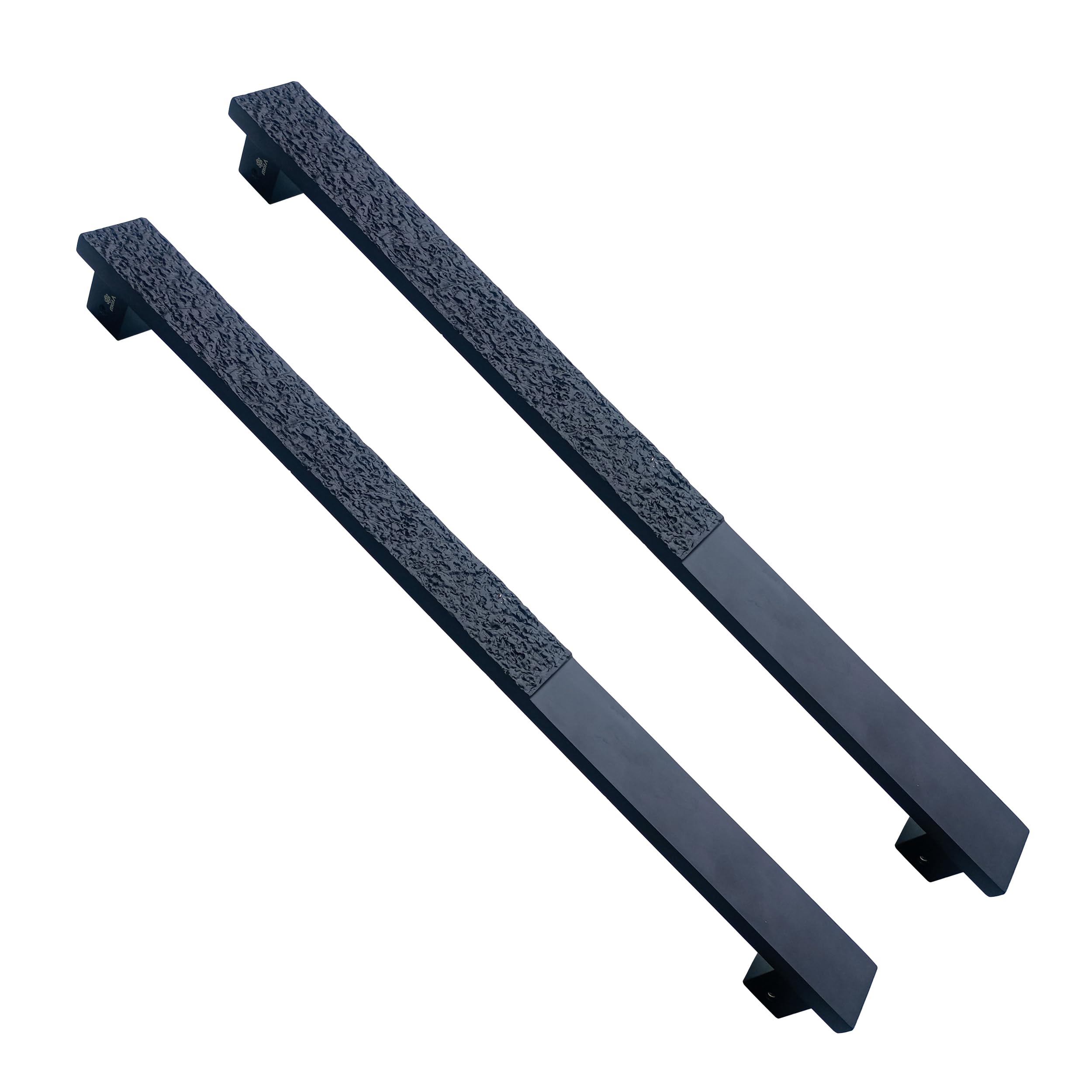 Atom Double-Sided Front Door Handle 18 Inch Aluminium, Pack of 2, Black Matt Finish, for Office, House, Push Bar (Narmada)-image-39
