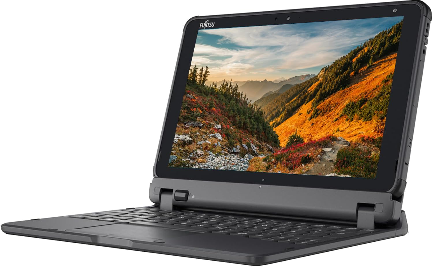 Fujitsu Stylistic Q5010 Touchscreen Tablet PC, 10,1 Zoll FHD (1920x1200), Intel Celeron N4020, 4GB RAM, 64GB eMMC, japanische QWERTY-Tastatur, Windows 11 Pro (Generalüberholt)