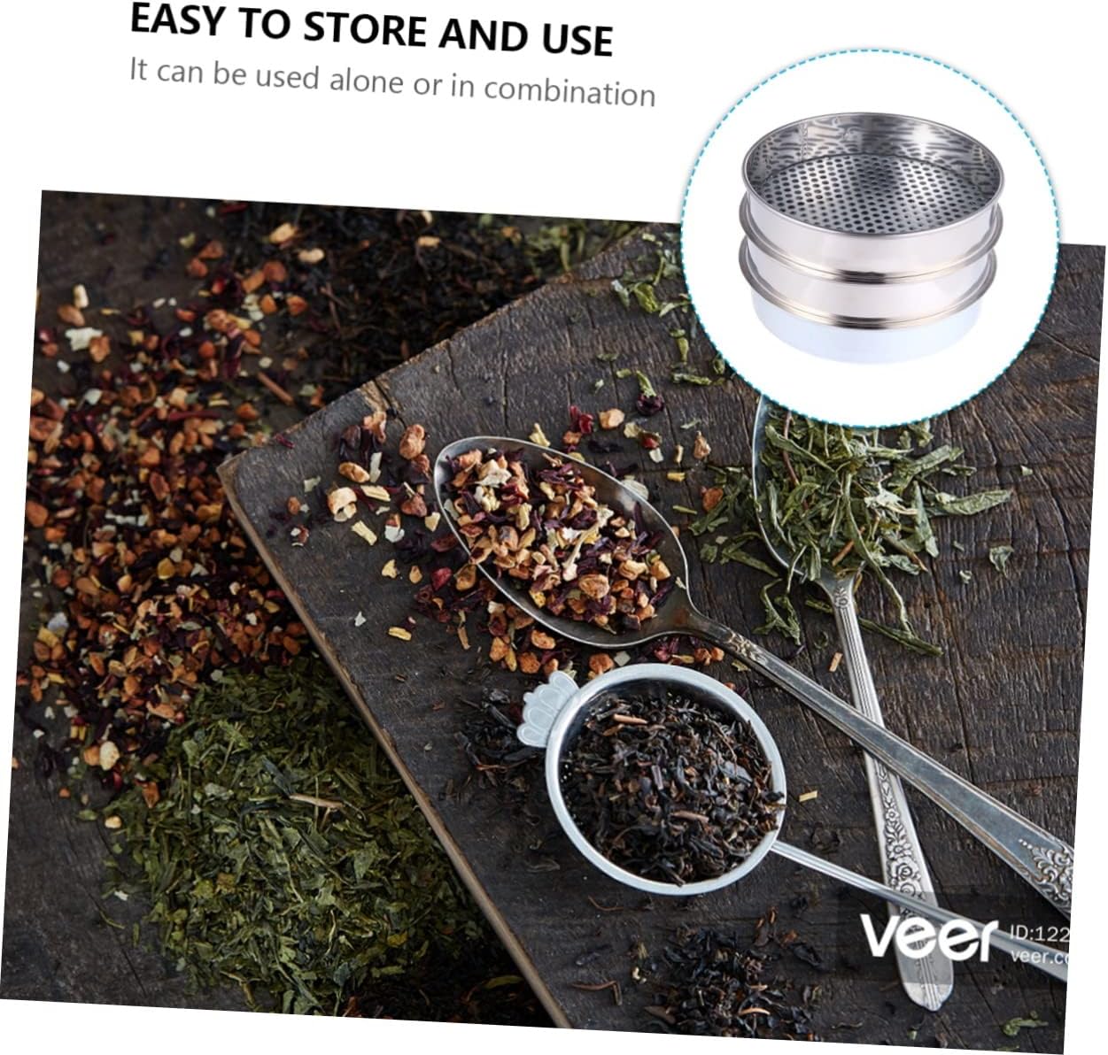 3pcs Sifting Pan Stainless Steel Screening Filter for Gardening Includes Round Hole Screens for and Compost Sifting