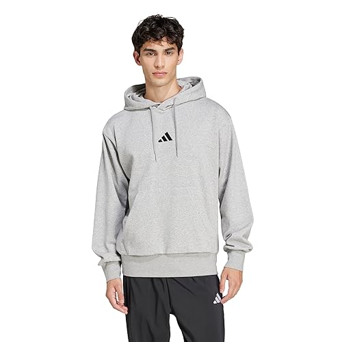 adidas Men's Essentials Feel Cozy Fleece Hoodie Sweatshirt