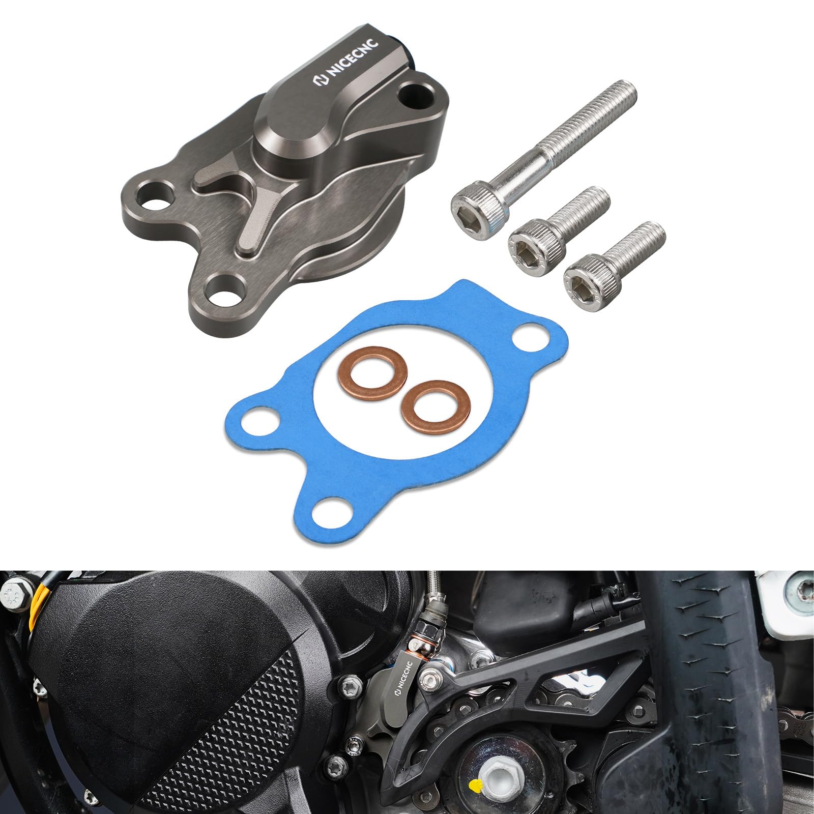 NICECNC Motorrad Kupplungszylinder Compatible with FC 250 2016-2024 Compatible with Ersatz für 79232061044 Siehe Kompatibilitäten