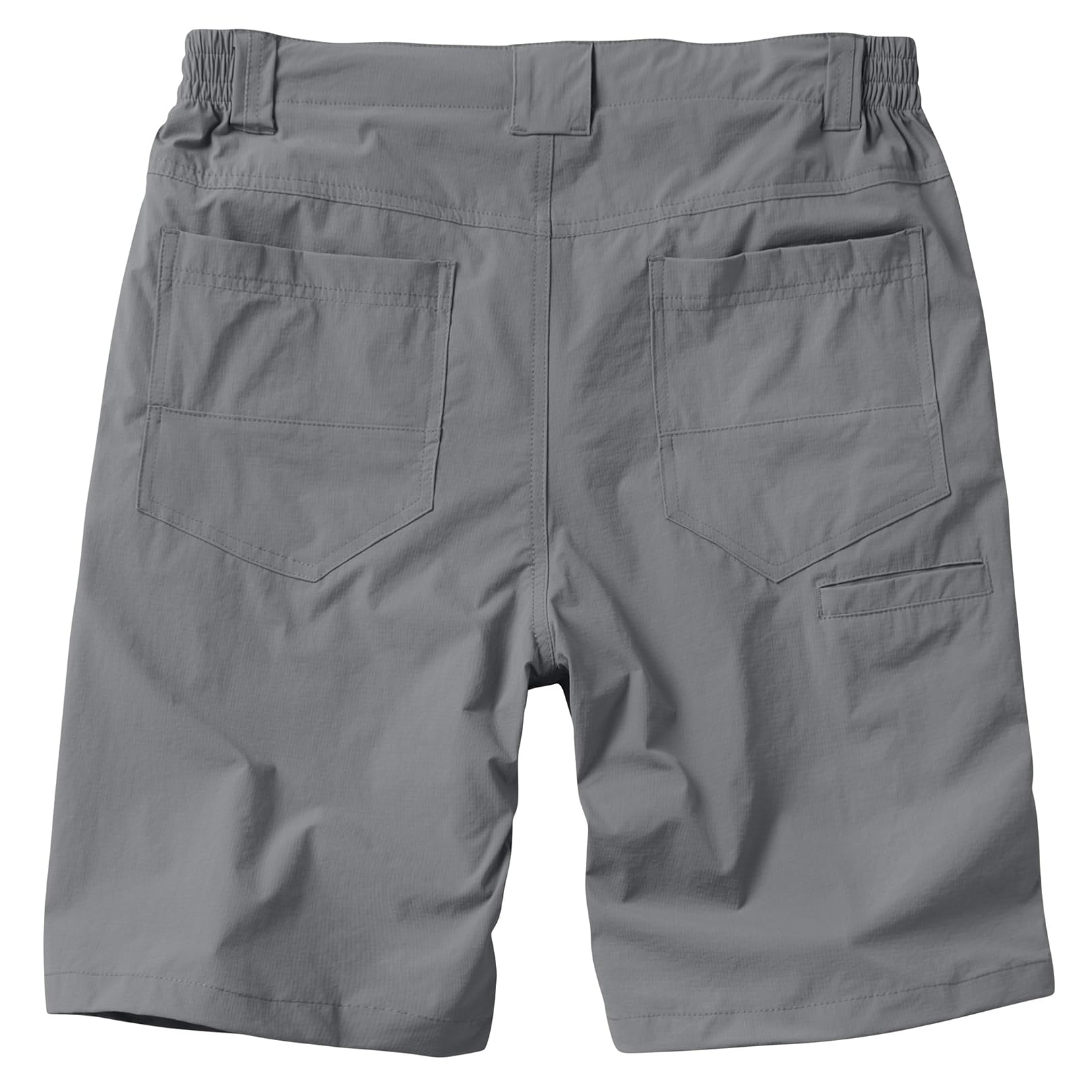 linlon Men's Hiking Cargo Shorts Quick Dry Lightweight Travel Shorts with Pockets for Fishing Camping l #6227-Grey-36