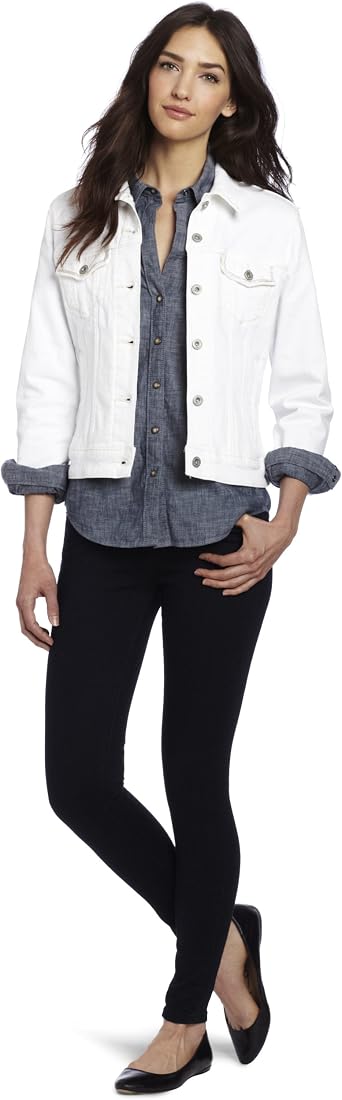 Amazon.com: Levi campera de jean clásica para mujer., L : Ropa, Zapatos y  Joyería