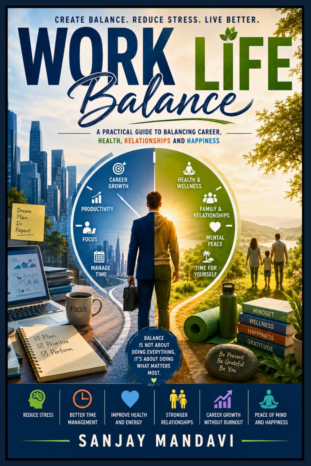 Work-Life Balance: A Practical Guide to Balancing Career, Health, Relationship and Happiness (Self Help Books By Sanjay Mandavi)
