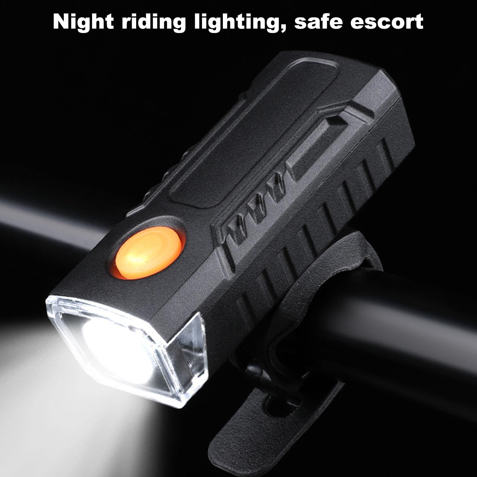 Luce da bici luminosa per la guida notturna Faro Anteriore Luminoso per | Bici Batteria Ricaricabile Integrata, Modalità Mul