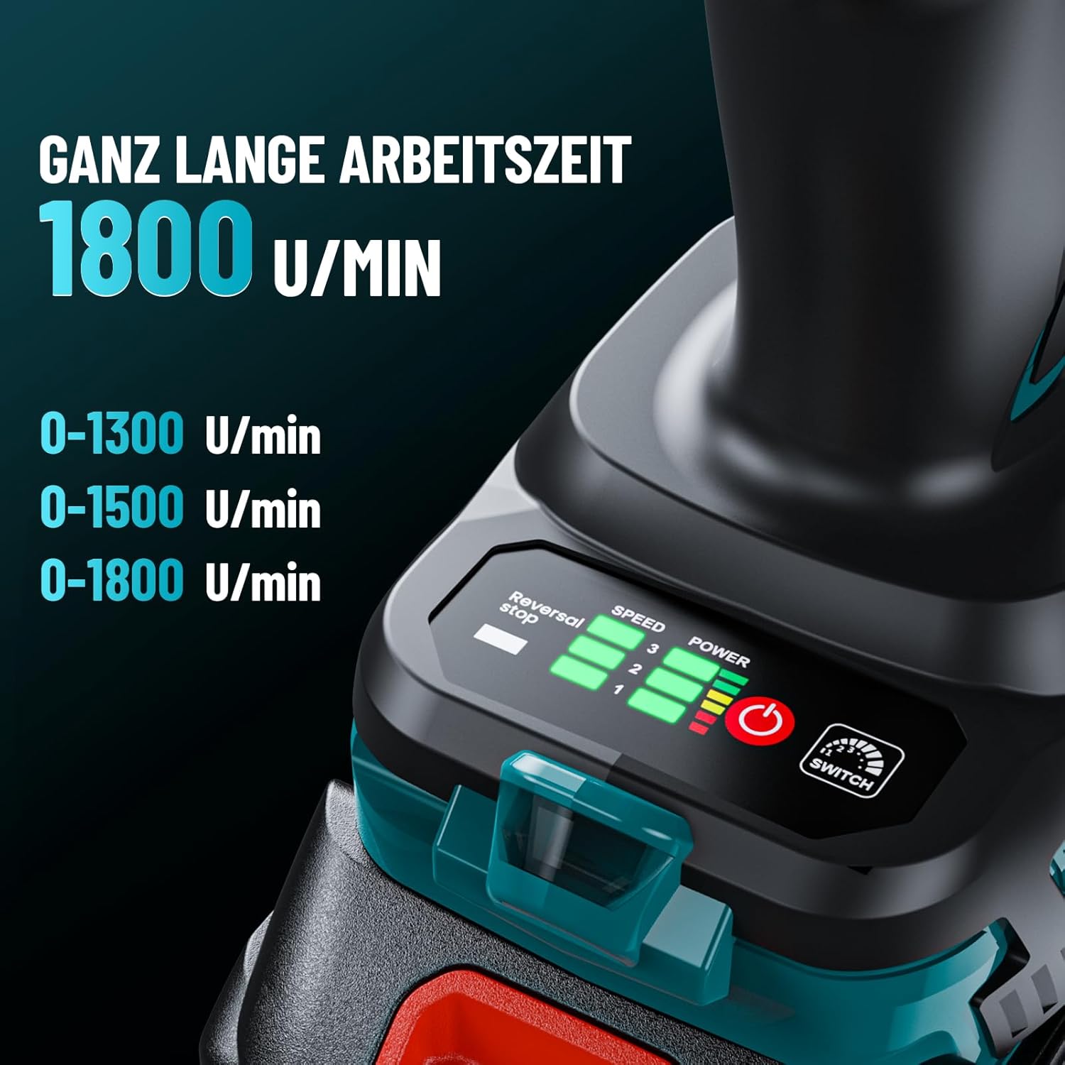 Seesii WH1600P Impact Wrench Control Panel