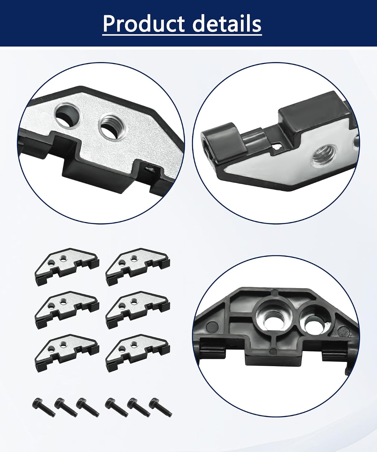 55397093AC Hardtop Fixing Nut (With Clip) Fits For Jeep Wrangler JK JKU 2007 2008 2009 2010 2011 2012 2013 2014 2015 2016 2017 2018