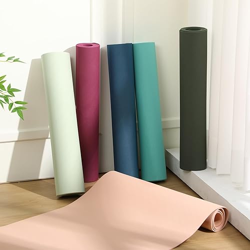 Miniatura 7 de Timgle 6 Pack Yoga Mats Bulk 68 x 24 Inches Non Slip Exercise Yoga Mat 4 mm Thick Anti Slip Tear Resistant Sports Gym for Fitness Stretching Home