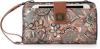 Sakroots Artist Circle Large Smartphone Cross-Body Phone Wallet