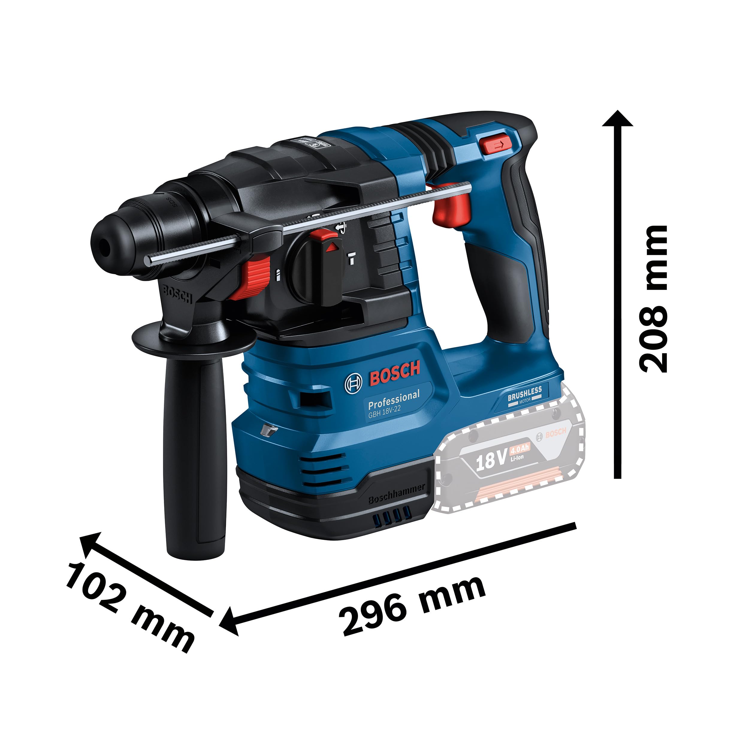 Bosch GSB 18V-65 GBH 18V-22 GWS 18V-11 Kit combiné 18V 5.0Ah