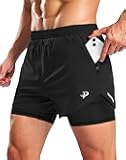 Men's 2 in 1 Workout Running Shorts 5