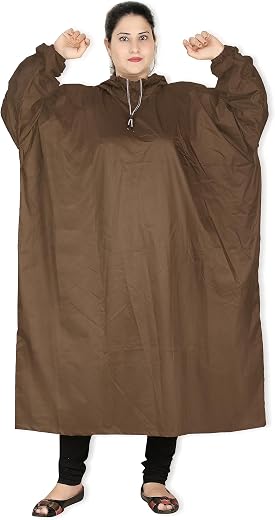 CLUB SEVENTY TWO Waterproof Rain Poncho Lightweight Reusable Hiking Rain Coat Jacket with Hood for Outdoor Activities,One ...