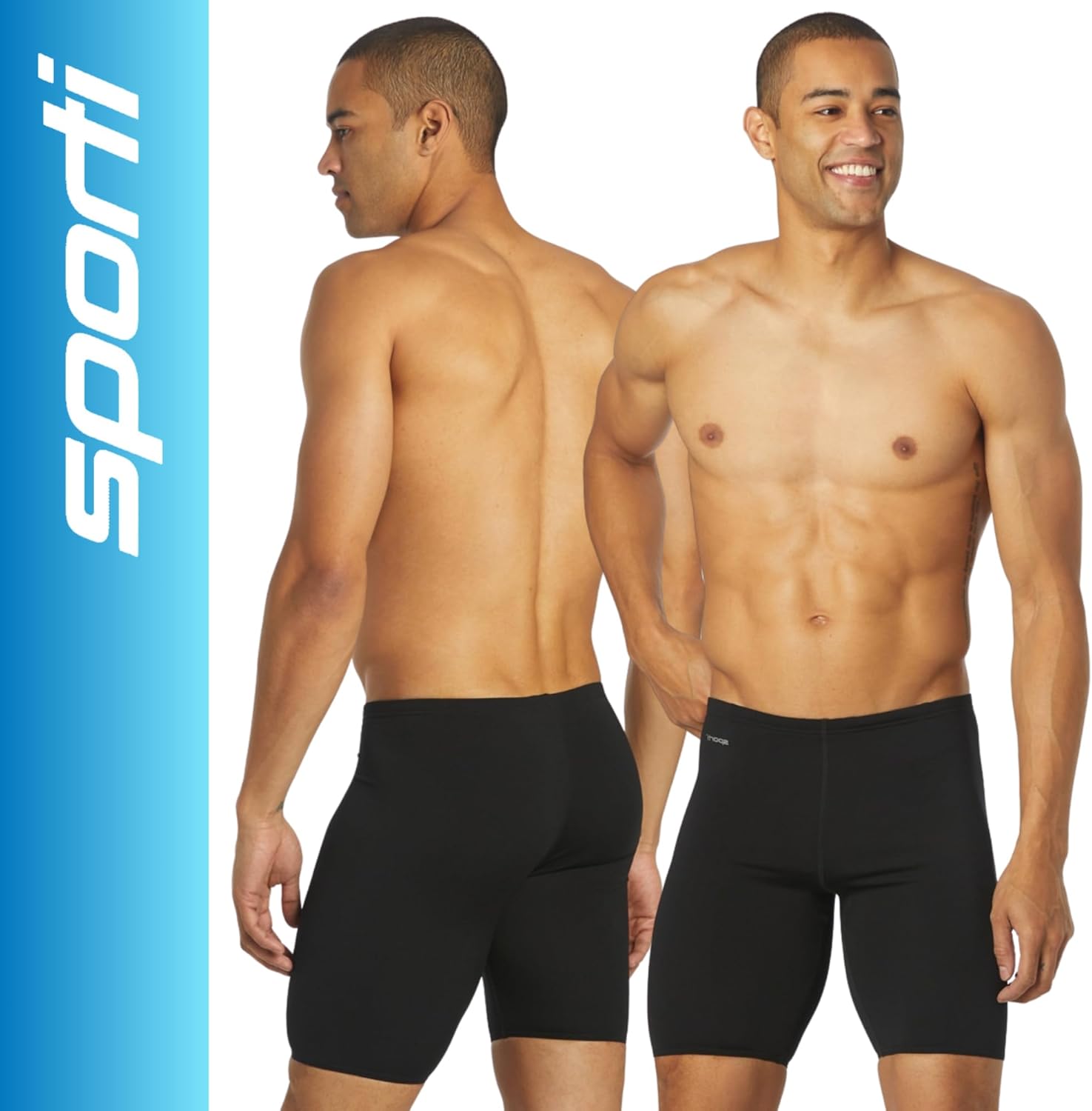 Sporti HydroLast Men's Swimsuit Jammer - High-Performance Endurance Swimwear for Competitive Racing and Trainings