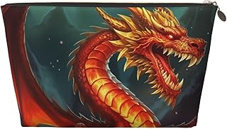 Pu Leather Cosmetic Bags Large Capacity Zippe...