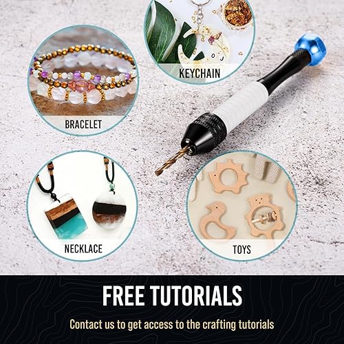 Miniatura 2 de Juego de brocas manuales afiladas HSS Micro Twist Brocas, taladro de mano para fabricación de joyerías; taladro de mano pequeño para resina