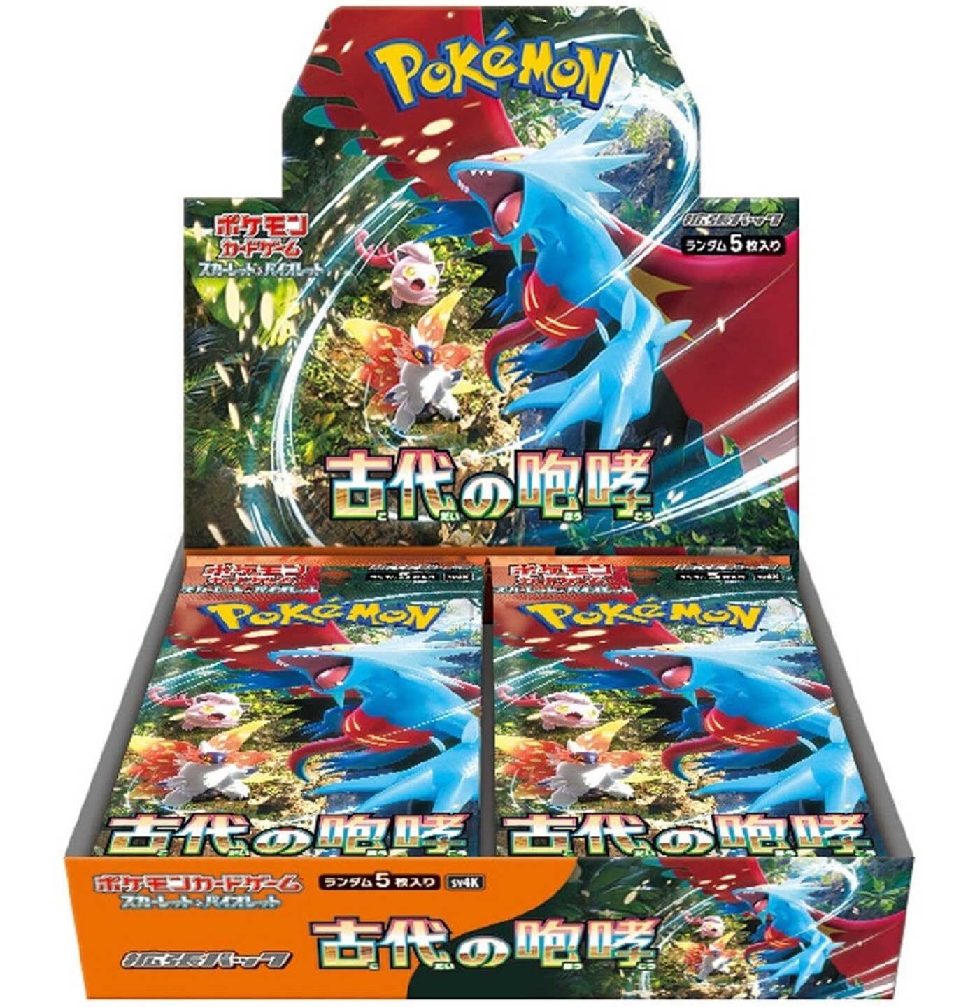 Pokemon Juego de cartas Scarlet & Violet Expansion Pack Ancient Roar Box (versión japonesa)