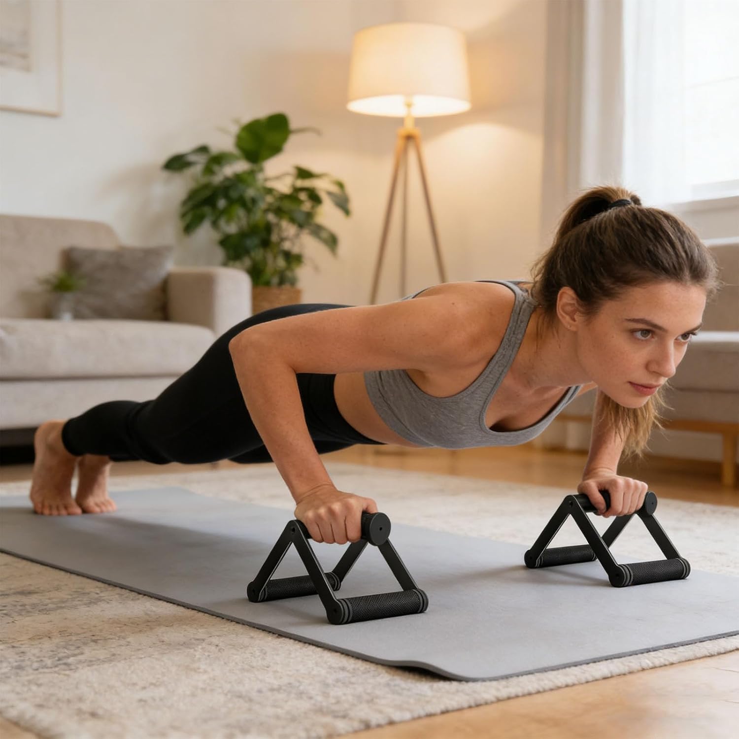 Gym Cable Pulley Equipment Accessories Package Containing V Handle D Rings Rope and Straight Club for Home Workouts Heavy Duty Cable Workout Set