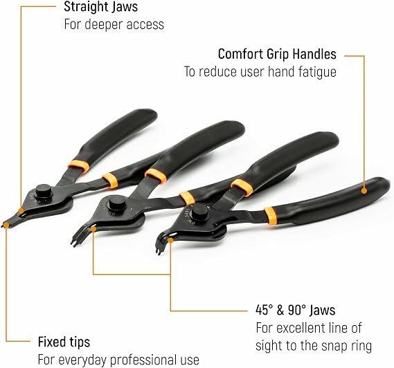 GEARWRENCH 12 Pc. مجموعة Snap Ring Plier - 3495