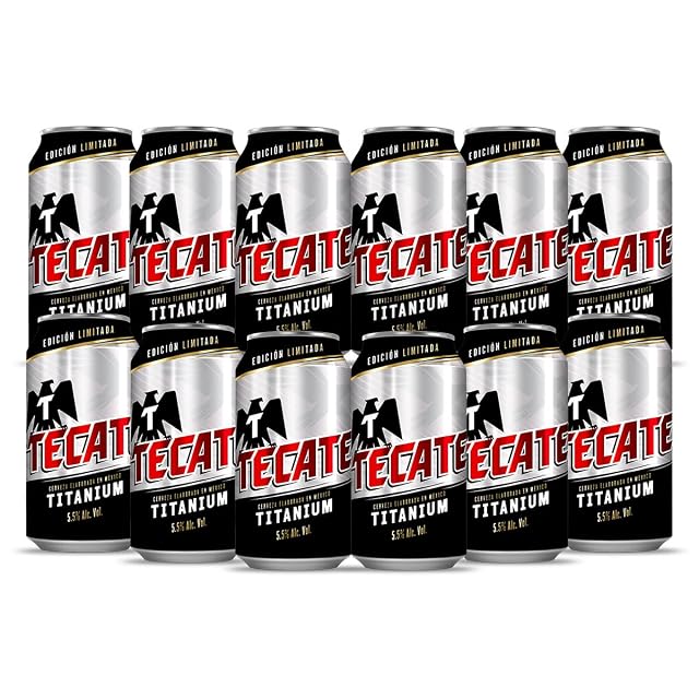 Cerveza Tecate Titanium 24 Latas de 355ml
