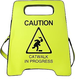 Ondeam CAUTION Shoulder bag,PU Crossbody Tote Handbag for Women