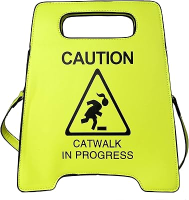 Ondeam CAUTION Shoulder bag,PU Crossbody Tote Handbag for Women(Green)
