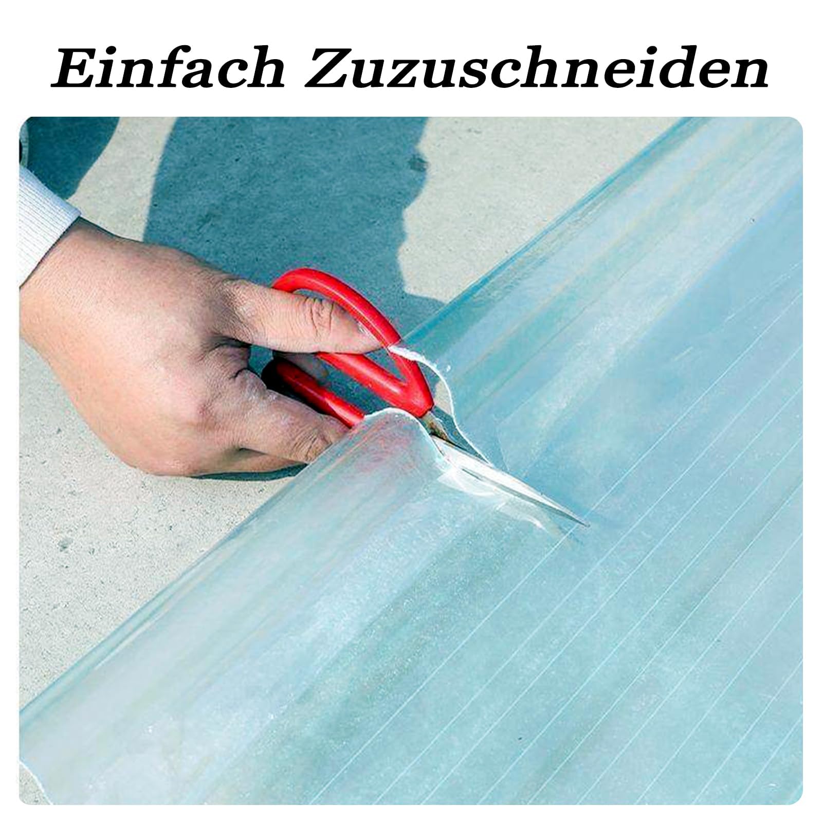 Panneaux de Toit Ondulés Transparents - Plastique Auvent de Serre Abri de Jardin Résistants aux intempéries Isolants Panneaux d'éclairage pour terrasse, Toit ondulé, Terrasse, Pavillon