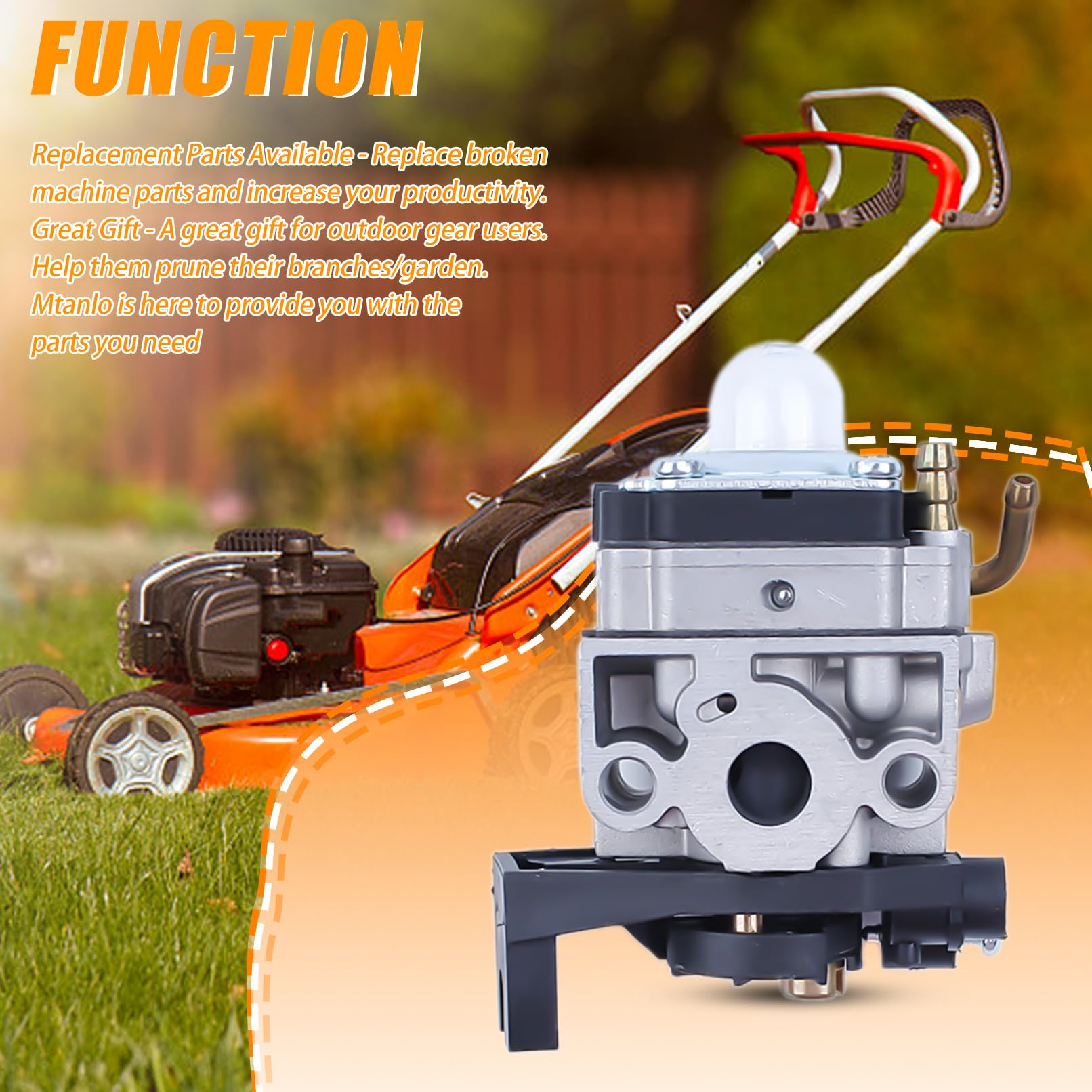 Kit de Carburador para Honda GX25 GX35 GX25N GX25NT FG110 FG110K1 Pequeño motor Rototiller Desbrozadora 16100-Z0H-053 16100-Z0H-825 con Junta de Carburador Filtro de Gasolina 268 610-717