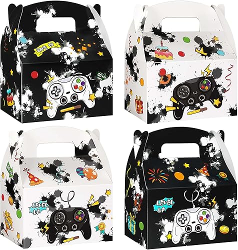 Miniatura 21 de WERNNSAI Paquete de 12 cajas de fiesta de dinosaurios, decoraciones de cumpleaños de dinosaurios, cajas de recuerdo de fiesta de dinosaurios