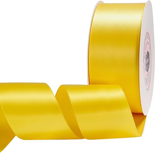 Miniatura 5 de VATIN Cinta de satén de poliéster de una cara moradaberenjena de 1-12 pulgadas de ancho, carrete de 6 yardas, perfecta para decoración de bodas,