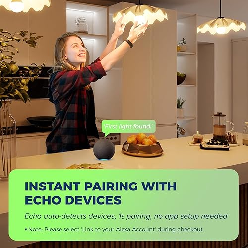 Miniatura 4 de Lightinginside Matter - Bombillas inteligentes equivalentes de 100 W, compatibles con AlexaApple HomeSiriGoogle HomeSmartThings, A19 E26 WiFi RGBCW
