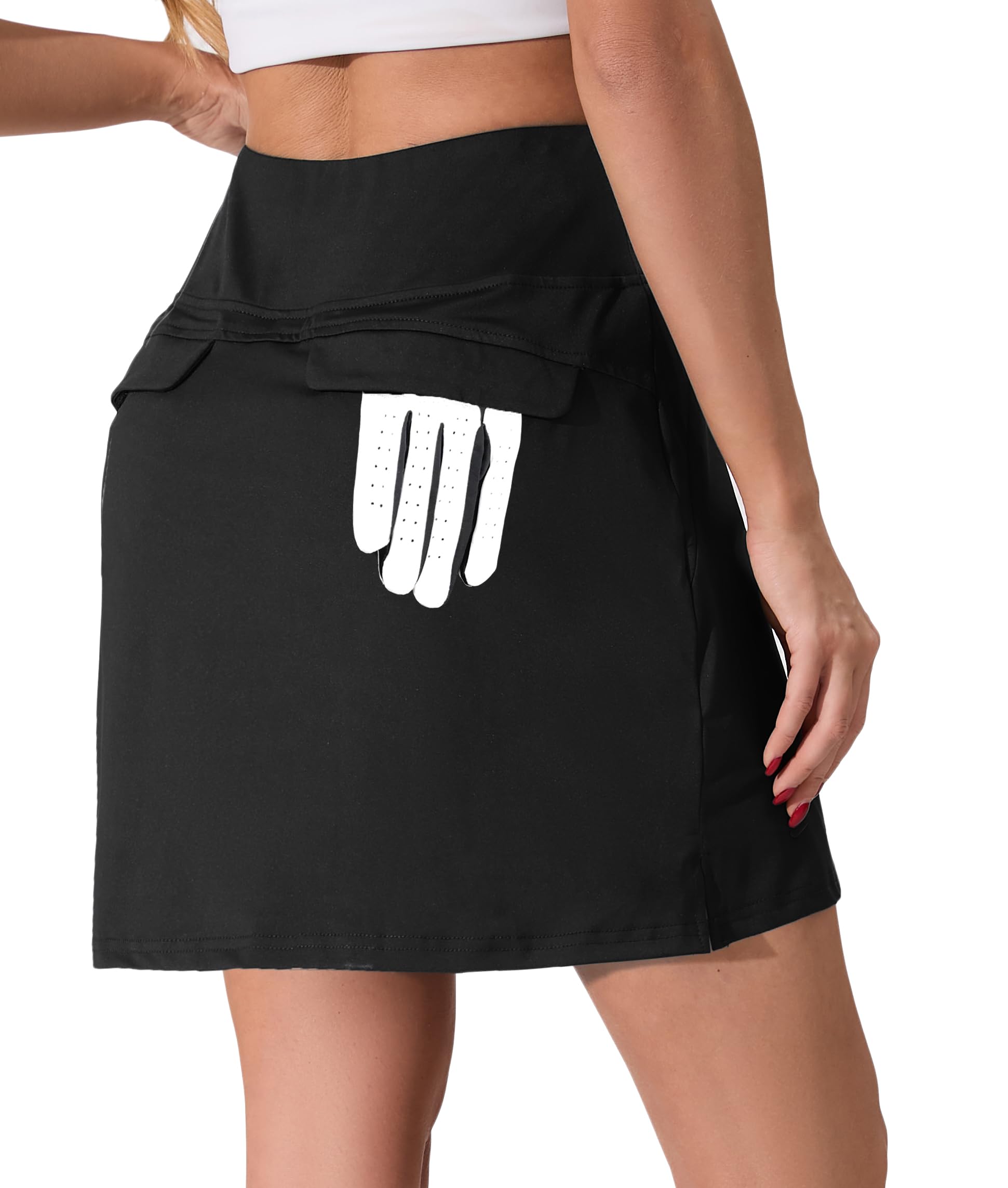 Timuspo Gonna Estiva da Donna, con Pantaloni, a Vita Alta, Activewear
