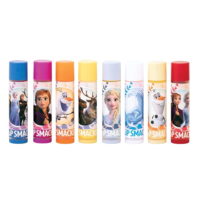 Amazon.com : Lip Smacker Disney Frozen II Lip Balm 8-Piece Party Pack ...