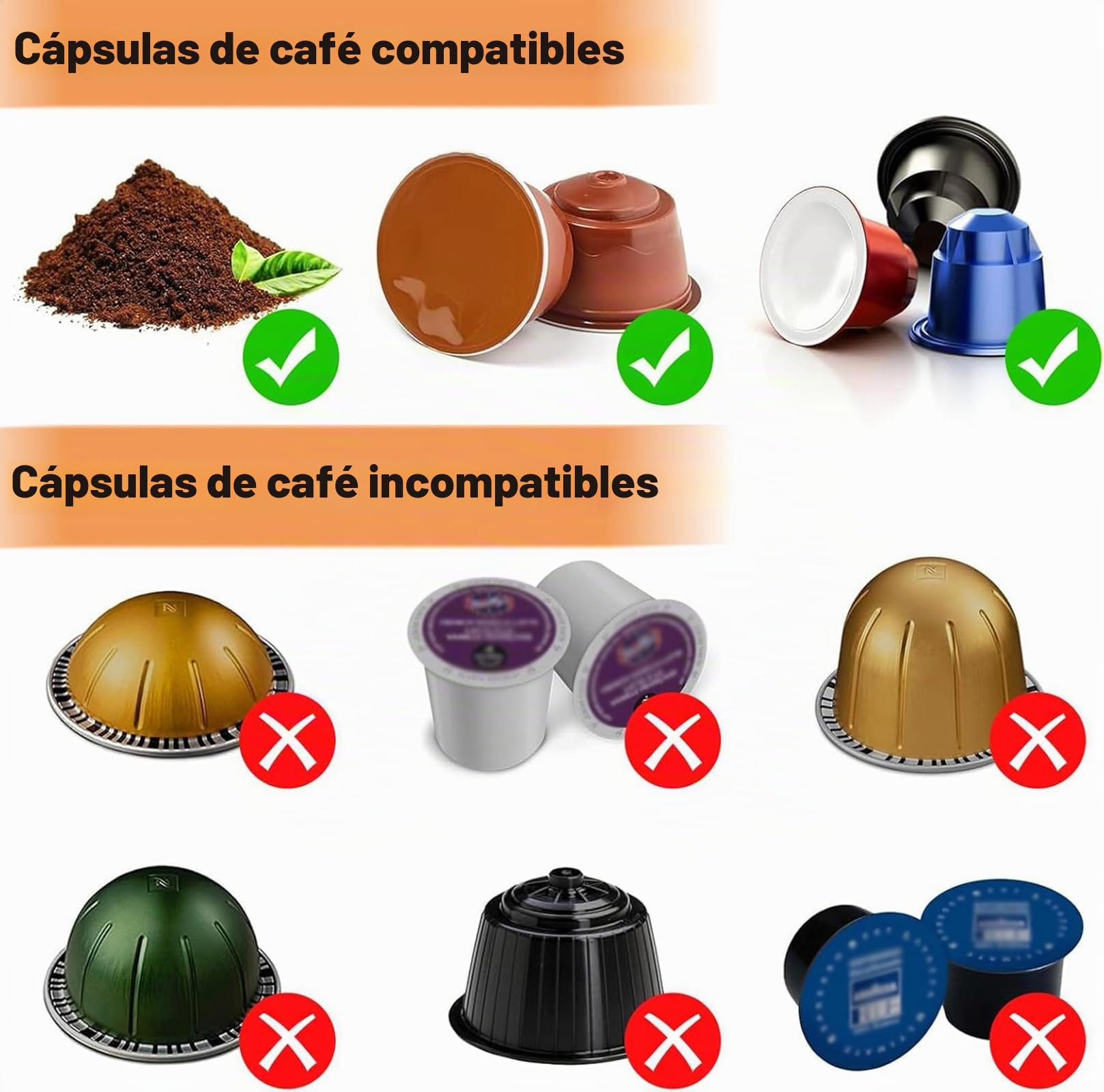 Máquina de café expreso portátil,Cafetera Cápsula de Espresso 3 en 1 | 15 bar,7500mAh,Autocalentamiento,compatible con cápsulas Nes y DG y café molido,para Oficina Viaje Camping(con bolsa)