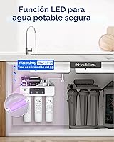 Vista 6 de Waterdrop WD-T3-M - Filtro de agua de ósmosis inversa de remineralización, sistema de ósmosis inversa de 9 etapas, sistema de filtración de agua RO