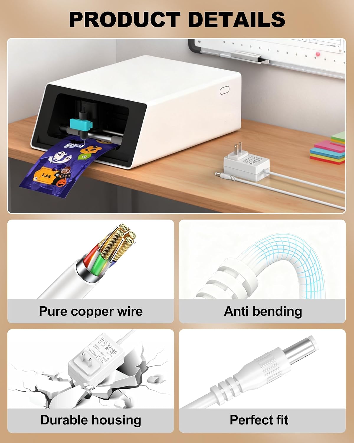 24V Power Supply for Liene PixCut S1 DHP700 Color Sticker Printer & Cutting Machine