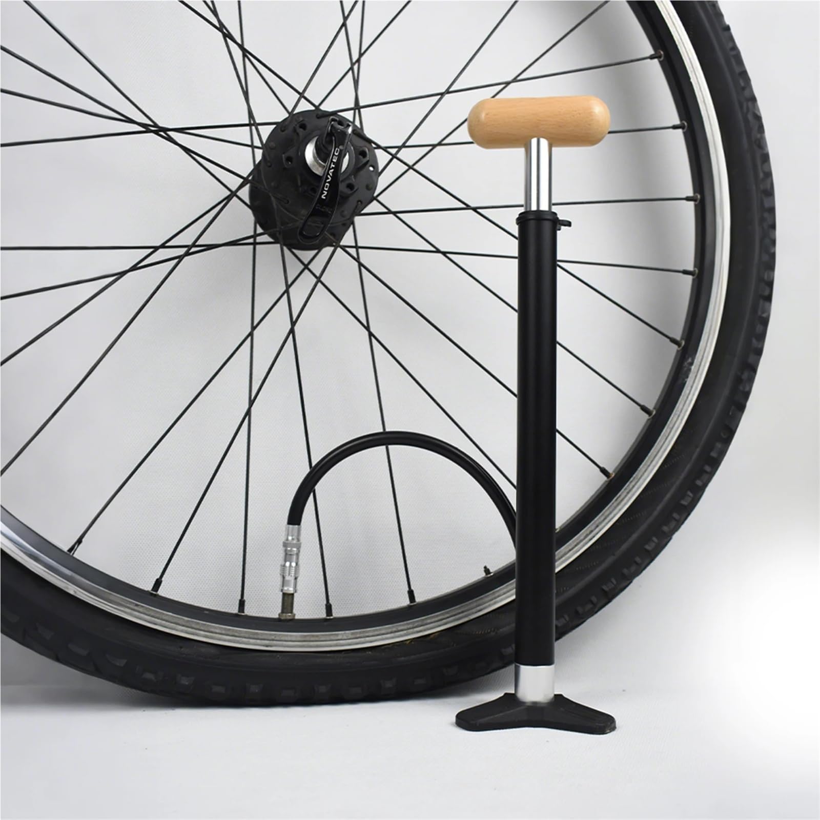 Mini-Fahrradreifenpumpe aus Aluminiumlegierung for Presta- und Schrader-Ventile, tragbar, schnelles Aufpumpen von Reifen for Mountainbikes Rennräder Für Basketball, Fußball und Volleyball
