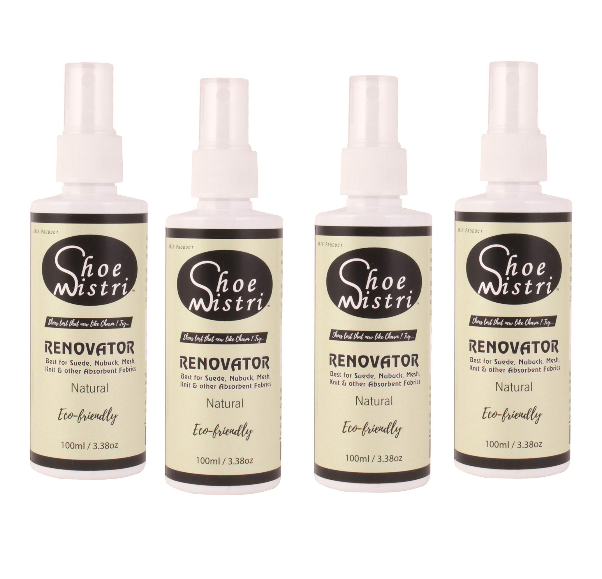 Shoe Mistri Shoe Renovator (Neutral) Pack of Four-Suede,Nubuck,Canvas,Knit and most other absorbent Fabrics (B07W94SCML) Amazon Price History, Amazon Price Tracker