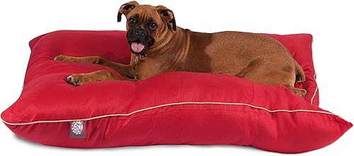 Miniatura 38 de Majestic Pet - Cama rectangular para perros medianos, lavable – Cama para mascotas antideslizante y cómoda – Almohada para jaula de mascotas de gran