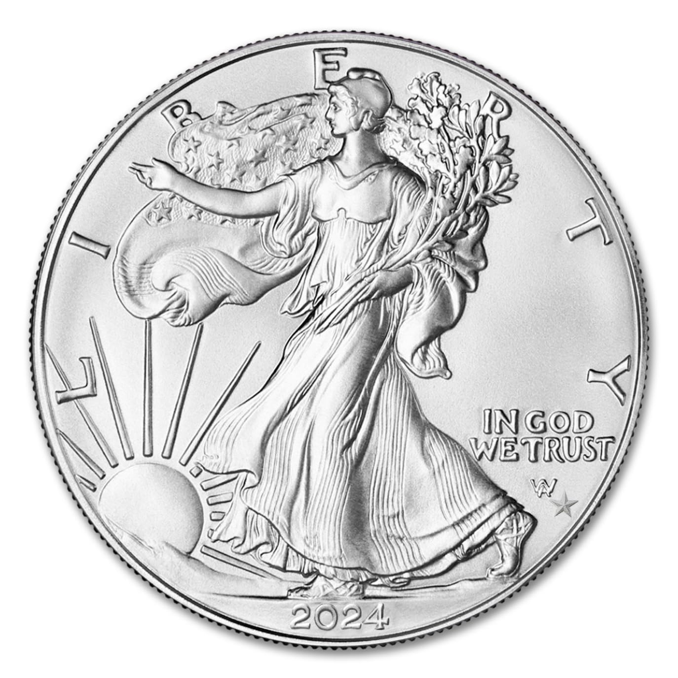 2024 American Silver Eagle (Star Privy) - 1 oz Coin -3 2024 American Silver Eagle (Star Privy) - 1 oz Coin -3