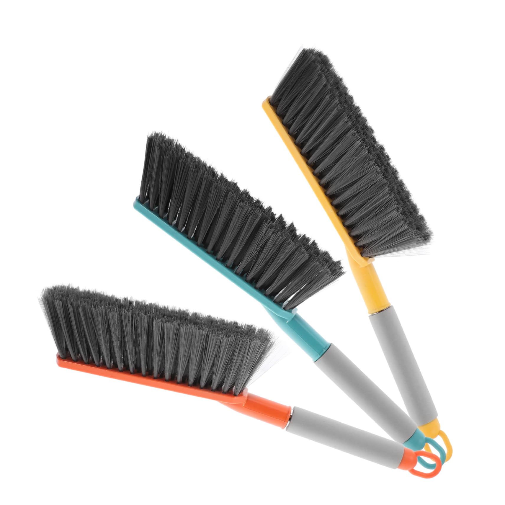 GLSTOY 3pcs Soft Bristle Bed Brush Cleaning Brush Broom Bench Brush Carpet Brush Dusting Brush Soft Brush Cleaning Bed Cleaning Sand Brush for Beach Cleaning for Household Use The Pet
