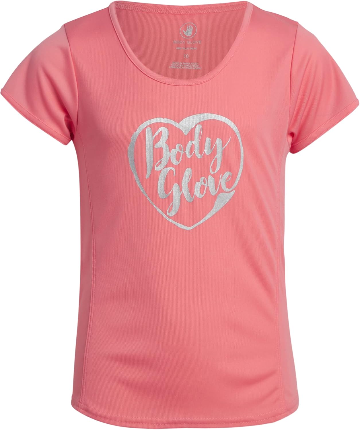 Body Glove Girls' Active Shorts Set - 4-Piece T-Shirt, Tank Top, Bike Shorts, and Leggings: Clothing, Shoes & Jewelry