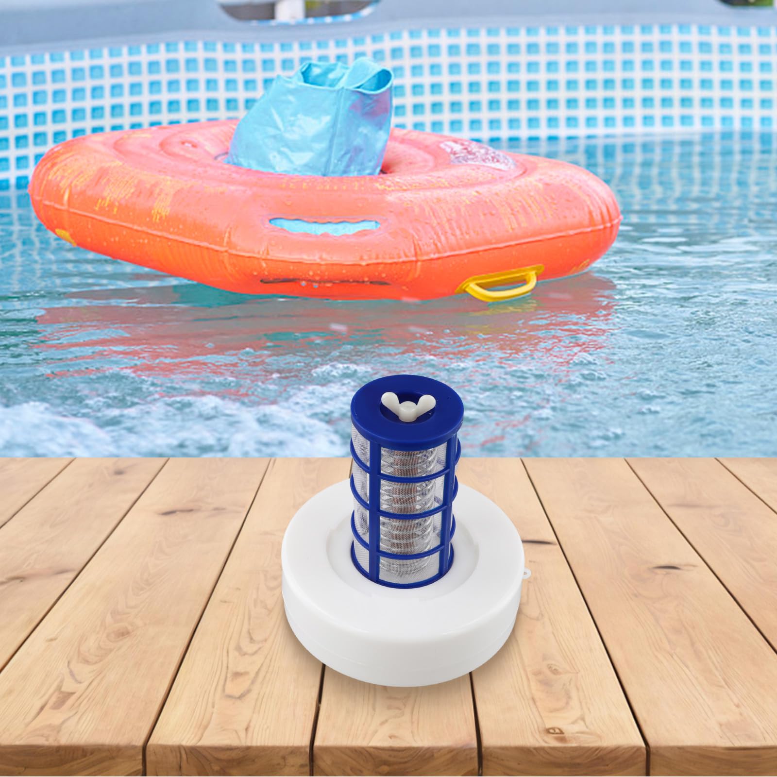 Ionizzatore per piscina, purificatore d'acqua ad energia solare, per interrato, fuori terra, piscine di acqua salata, spa, dispositivo esterno