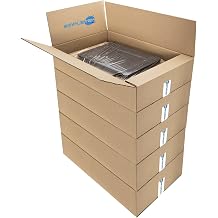 SIMPLETEK - 5 x   Filmli Karton Kutu, Diz st  Bilgisayar, Mini PC ve Aksesuarlar i in | S spansiyon Koruyucu Ambalaj  | 57 x 37 x 13 cm