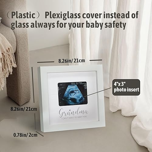 Miniatura 3 de Marcos de Fotos para Ecografías para Abuela, Marco de Fotos de Ultrasonido, Anuncio de Embarazo para Abuela, Ideas de Anuncio de Bebé Marco de Fotos