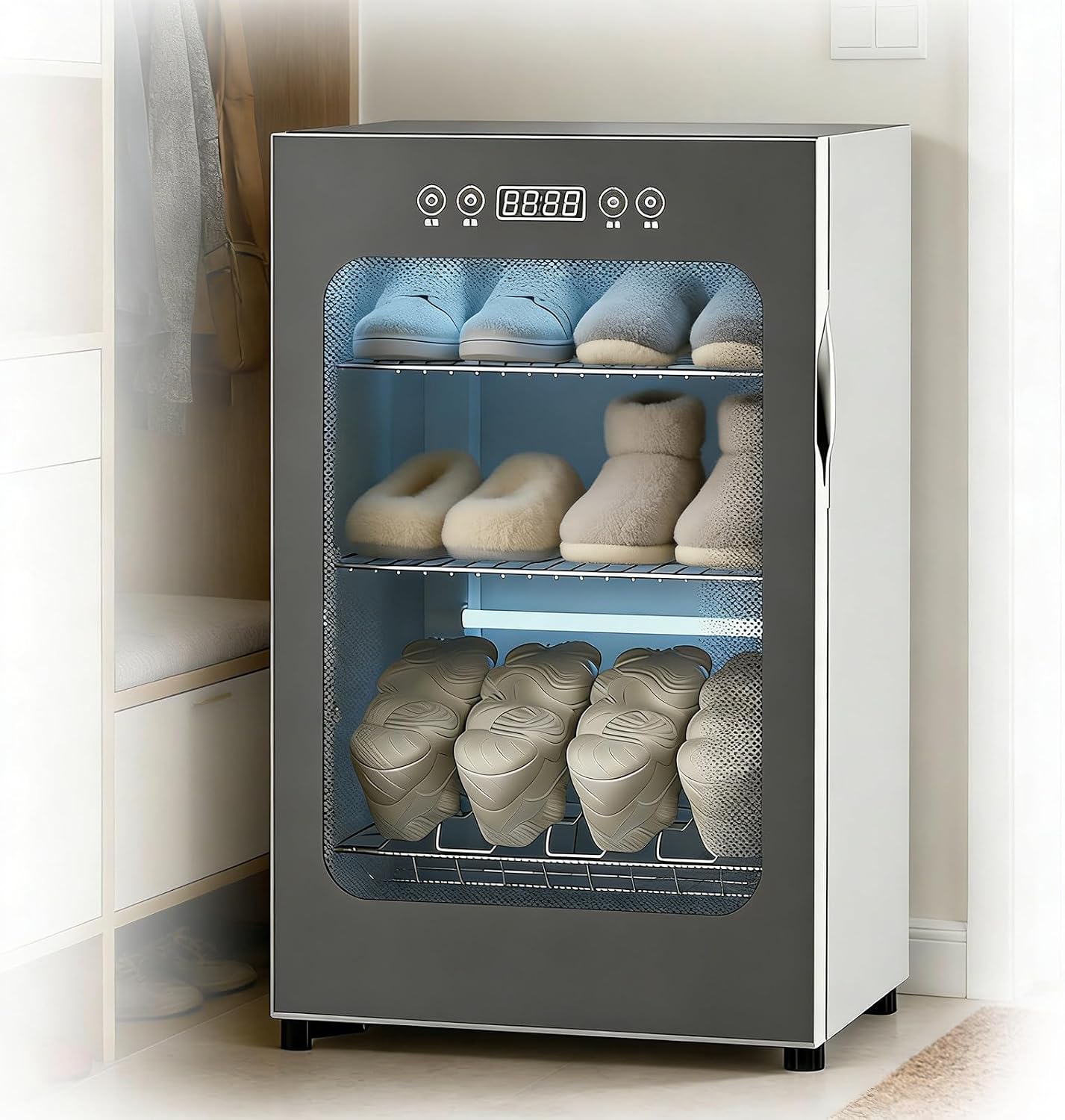 Gabinete Secador de Zapatos de Gran Capacidad con Control Inteligente miniatura 1