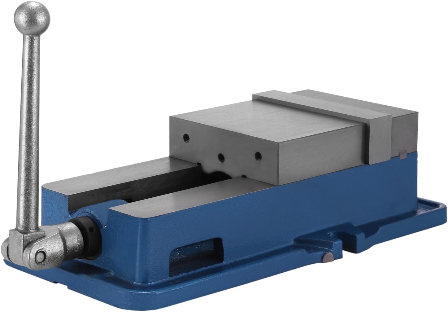 Happybuy 6 Inch ACCU Lock Down Vise Precision Milling Vice 6 Inch Jaw Width Drill Press Vise Milling Drilling Machine Bench Clamp Clamping Vice (6'')