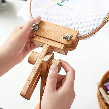 House of Bess パッチワーク　刺繍用　スタンドフープ　木製　45cm House of Bess パッチワーク 刺繍用 スタンドフープ 木製 45cm