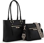 Montana West 2Pcs Handbags Sets for Women Large Tote Bags Cute Crossbody Purses