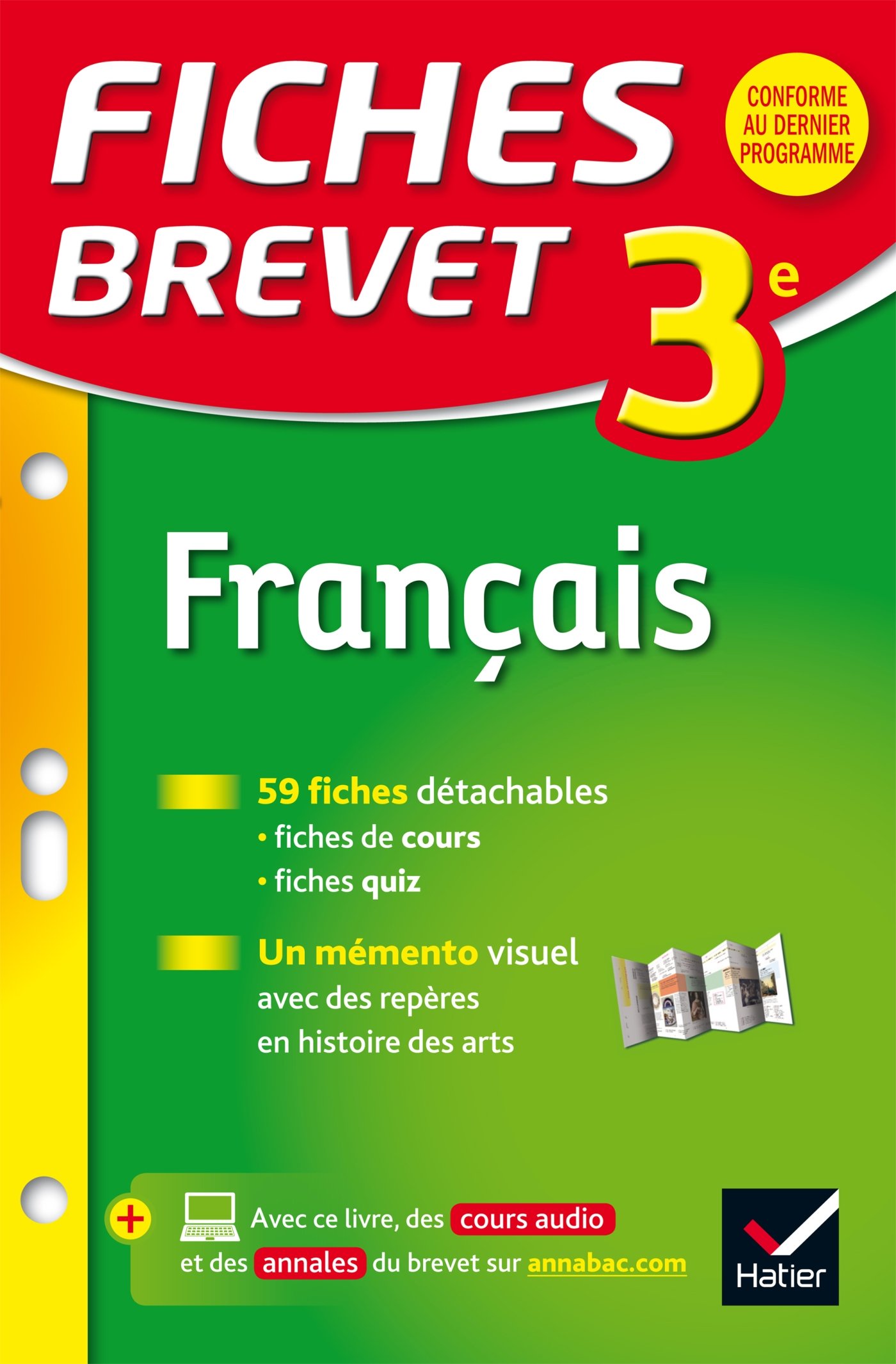 Fiches Brevet: Francais 3e